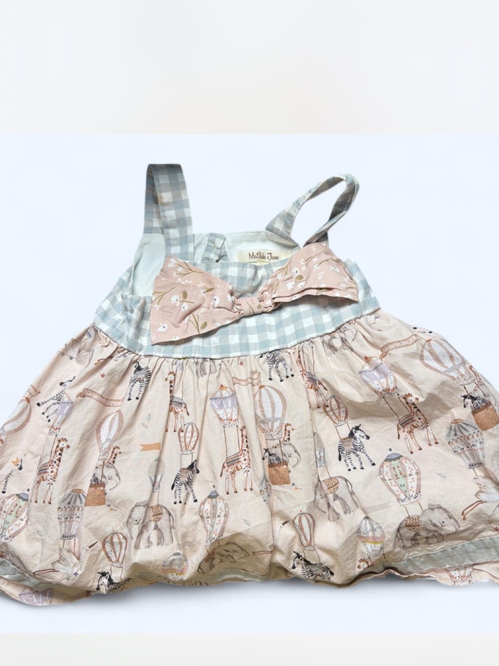 Matilda Jane Pastel Pink & Blue Balloon Safari Sundress